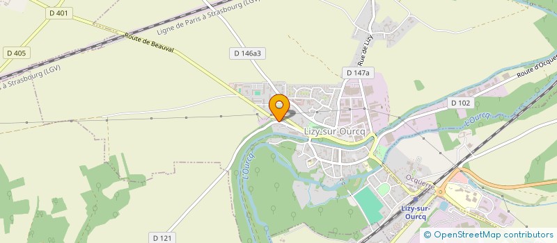 localisation de l'entreprise MONSIEUR PASCAL CROSNIER  LIZY-SUR-OURCQ