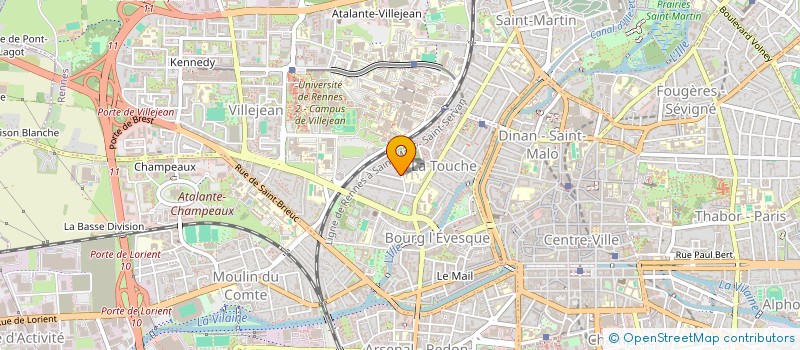 localisation de l'entreprise MONSIEUR PASCAL CROYAL  RENNES