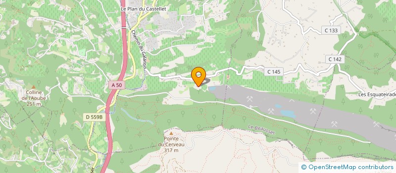 localisation de l'entreprise MONSIEUR PASCAL CRUSEM  LE CASTELLET