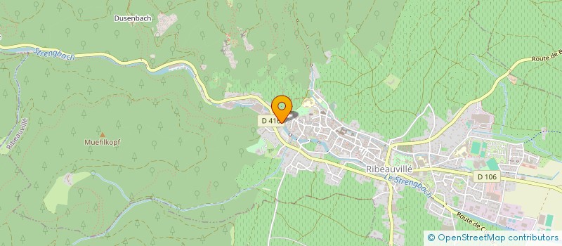 localisation de l'entreprise MONSIEUR PASCAL CULLI  RIBEAUVILLE