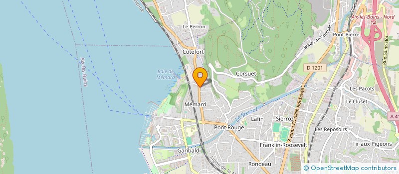 localisation de l'entreprise MONSIEUR PASCAL CURTELIN  AIX-LES-BAINS