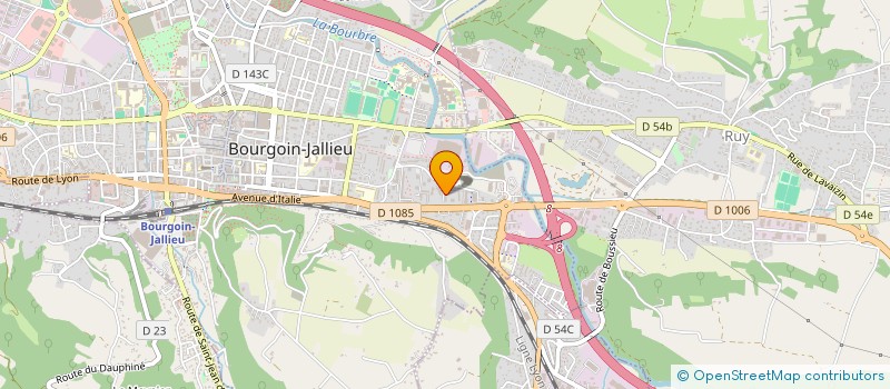 localisation de l'entreprise MONSIEUR PASCAL CUZIN  BOURGOIN-JALLIEU