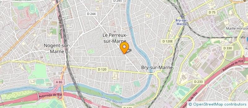 localisation de l'entreprise MONSIEUR PASCAL CYNAMON  LE PERREUX-SUR-MARNE