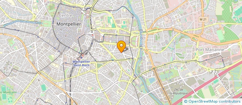 localisation de l'entreprise MONSIEUR PASCAL D ABRIGEON à MONTPELLIER