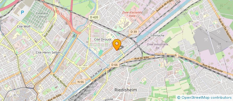 localisation de l'entreprise MONSIEUR PASCAL D'AGUANNO  RIEDISHEIM