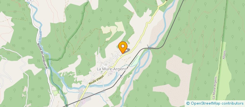 localisation de l'entreprise MONSIEUR PASCAL D ORLAN DE POLIGNAC à LA MURE-ARGENS