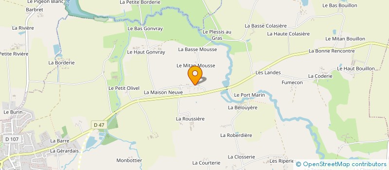 localisation de l'entreprise MONSIEUR PASCAL DA COSTA MARQUES  RETIERS