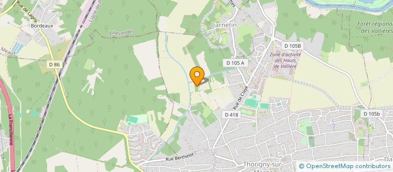 localisation de l'entreprise MONSIEUR PASCAL DA SILVA  THORIGNY-SUR-MARNE