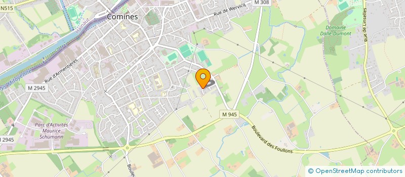 localisation de l'entreprise MONSIEUR PASCAL DABLEMENT  COMINES