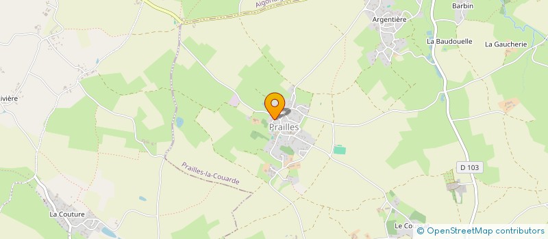 localisation de l'entreprise MONSIEUR PASCAL DAGUE  PRAILLES-LA COUARDE