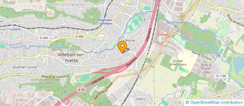 localisation de l'entreprise MONSIEUR PASCAL DAHAN  VILLEBON-SUR-YVETTE