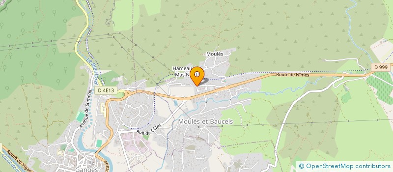 localisation de l'entreprise MONSIEUR PASCAL DALBAN  MOULES-ET-BAUCELS