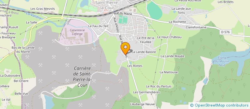 localisation de l'entreprise MONSIEUR PASCAL DALIGAULT  SAINT-PIERRE-LA-COUR