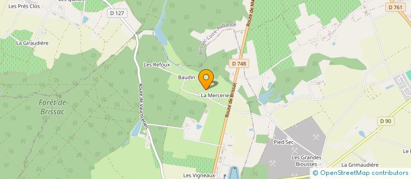 localisation de l'entreprise MONSIEUR PASCAL DALIVOUST  TERRANJOU