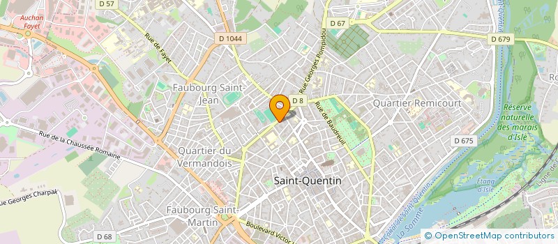localisation de l'entreprise MONSIEUR PASCAL DAMBRICOURT à SAINT-QUENTIN