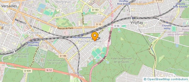 localisation de l'entreprise MONSIEUR PASCAL DANEAU à VERSAILLES