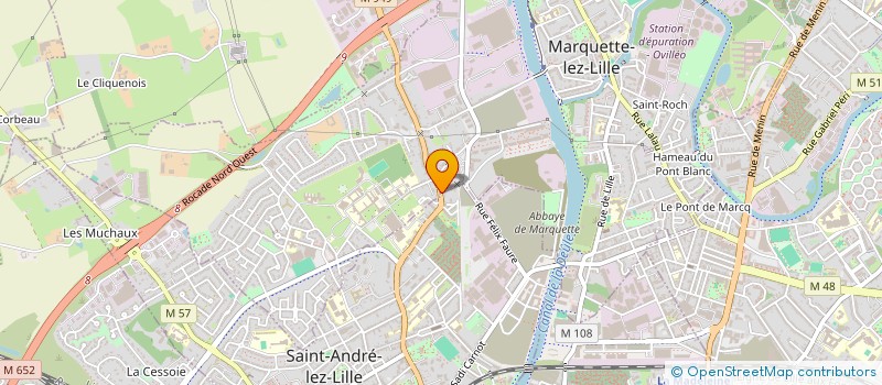 localisation de l'entreprise MONSIEUR PASCAL DANEL  SAINT-ANDRE-LEZ-LILLE