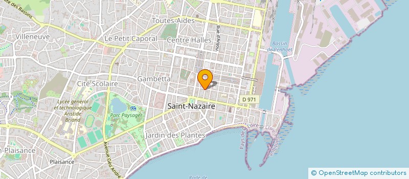 localisation de l'entreprise MONSIEUR PASCAL DANIEL  SAINT-NAZAIRE