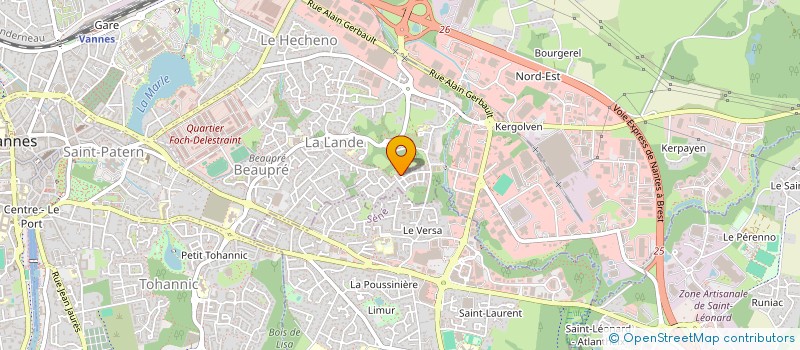 localisation de l'entreprise MONSIEUR PASCAL DANIEL à VANNES