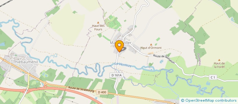 localisation de l'entreprise MONSIEUR PASCAL DANIEL FERRARI  MANONVILLER