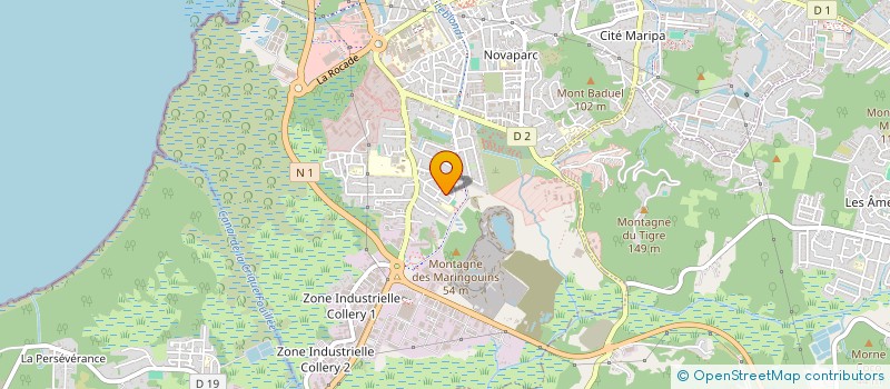 localisation de l'entreprise MONSIEUR PASCAL DARES  CAYENNE