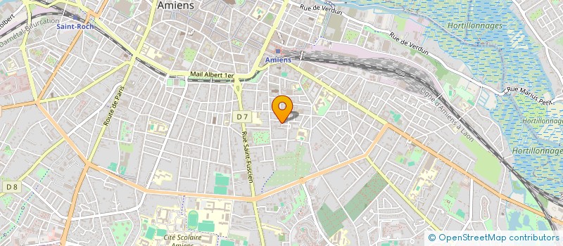 localisation de l'entreprise MONSIEUR PASCAL DARGUEL  AMIENS