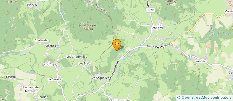localisation de l'entreprise MONSIEUR PASCAL DARNE à SAINT-JULIEN-DU-PINET