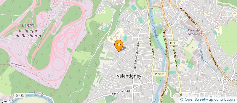 localisation de l'entreprise MONSIEUR PASCAL DAUBIER  SELONCOURT