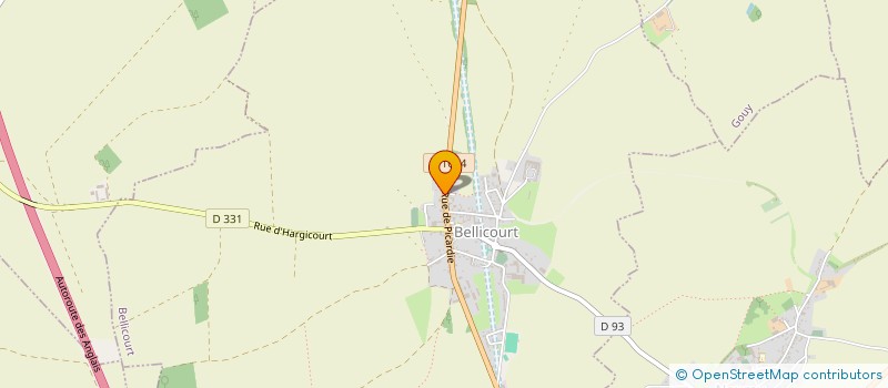 localisation de l'entreprise MONSIEUR PASCAL DAUPHIN  BELLICOURT