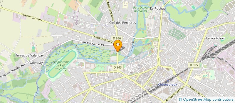 localisation de l'entreprise MONSIEUR PASCAL DAUSSY à CHATEAUROUX