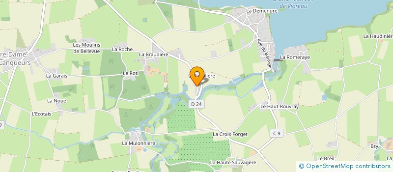 localisation de l'entreprise MONSIEUR PASCAL DAUVE  JOUE-SUR-ERDRE