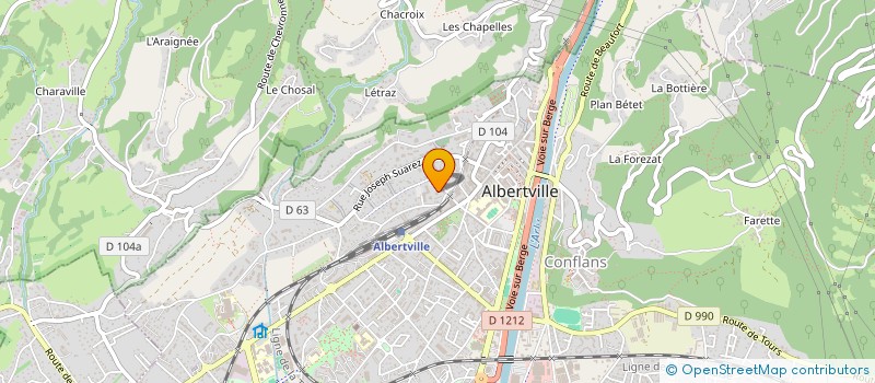 localisation de l'entreprise MONSIEUR PASCAL DAVID  SAINT-JORIOZ