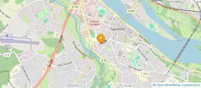 localisation de l'entreprise MONSIEUR PASCAL DAVID  SAUMUR