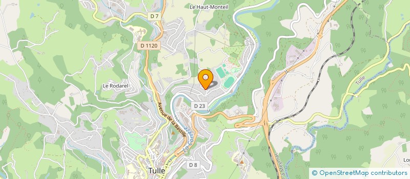 localisation de l'entreprise MONSIEUR PASCAL DAVID  TULLE