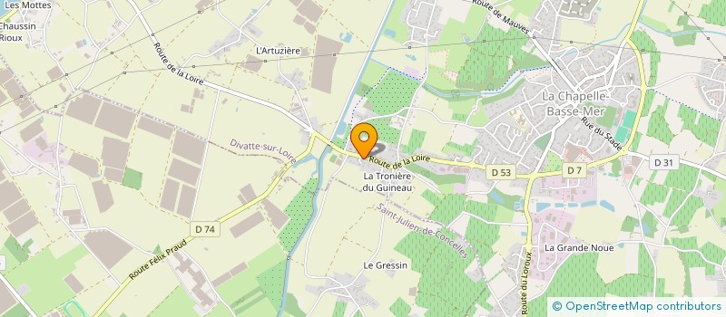 localisation de l'entreprise MONSIEUR PASCAL DAVID  DIVATTE-SUR-LOIRE