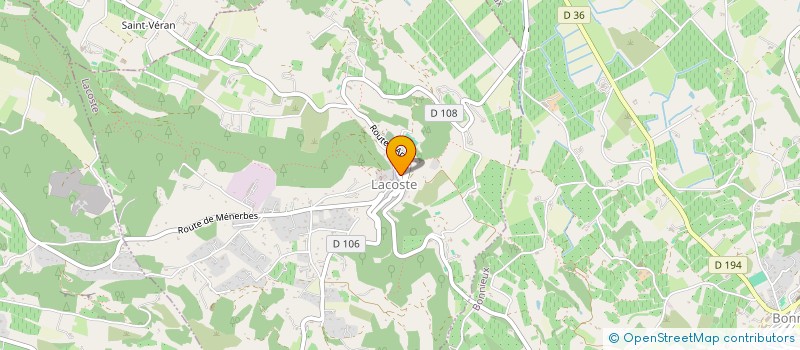 localisation de l'entreprise MONSIEUR PASCAL DAYDE  LACOSTE