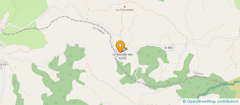 localisation de l'entreprise MONSIEUR PASCAL DE BECKER  CORNUS