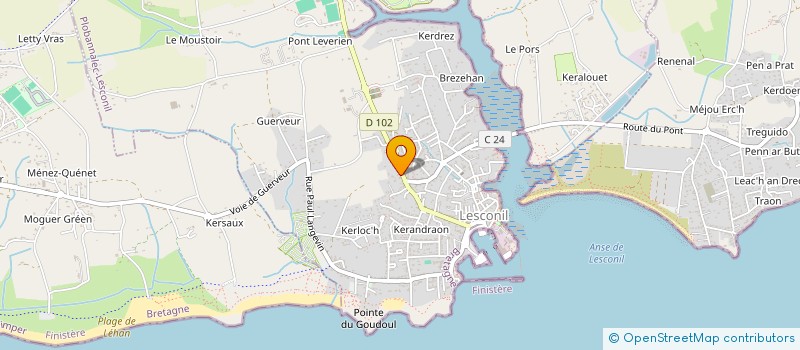 localisation de l'entreprise MONSIEUR PASCAL DE BORTOLI  PLOBANNALEC-LESCONIL