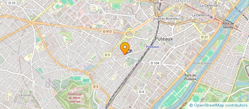 localisation de l'entreprise MONSIEUR PASCAL DE LA MORINERIE à SURESNES