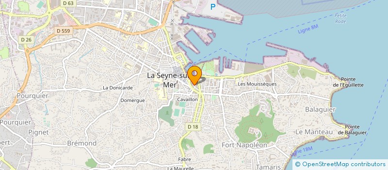 localisation de l'entreprise MONSIEUR PASCAL DE PENA à LA SEYNE-SUR-MER