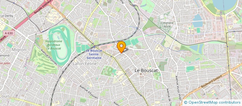 localisation de l'entreprise MONSIEUR PASCAL DE SAINT OURS à LE BOUSCAT