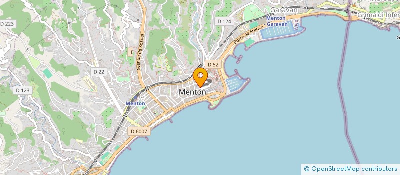 localisation de l'entreprise MONSIEUR PASCAL DE SOUSA à MENTON