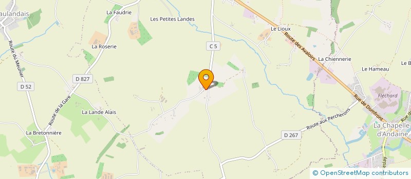 localisation de l'entreprise MONSIEUR PASCAL DEBACQ  JUVIGNY VAL D'ANDAINE