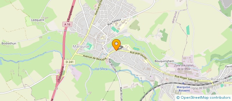 localisation de l'entreprise MONSIEUR PASCAL DEBIENNE  RINXENT