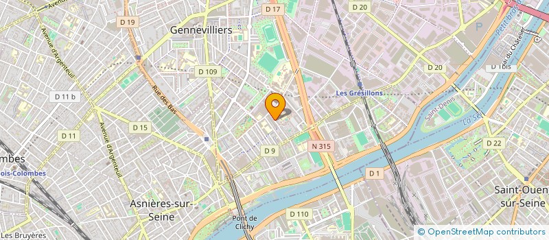localisation de l'entreprise MONSIEUR PASCAL DEBOEUF à GENNEVILLIERS
