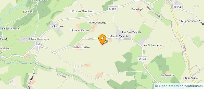 localisation de l'entreprise MONSIEUR PASCAL DEBRAY à MAROLLES-LES-BUIS