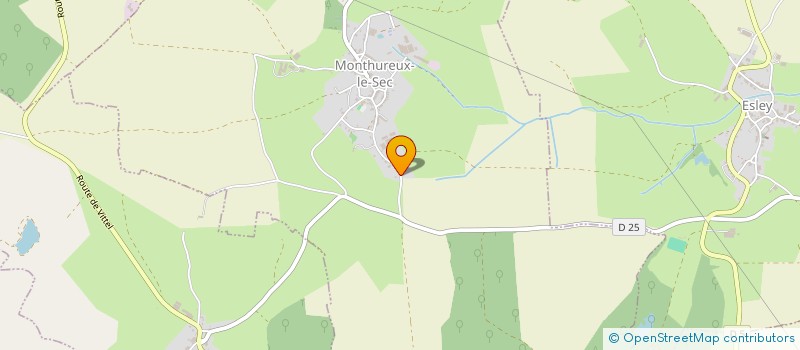 localisation de l'entreprise MONSIEUR PASCAL DECHASEAUX  MONTHUREUX-LE-SEC