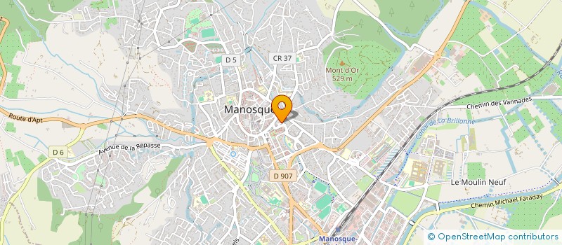 localisation de l'entreprise MONSIEUR PASCAL DECHELETTE à MANOSQUE
