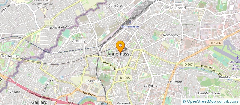 localisation de l'entreprise MONSIEUR PASCAL DECLOITRE à ANNEMASSE