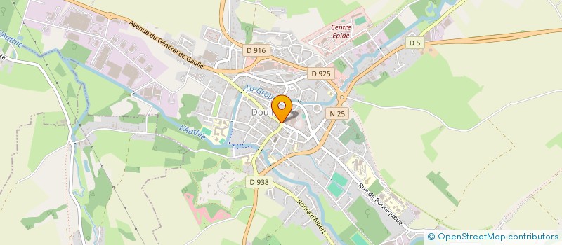 localisation de l'entreprise MONSIEUR PASCAL DECOSTER  DOULLENS